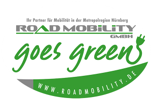 Symbol für "Road Mobility goes green"